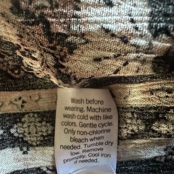 SO Goods for Life Bodycon Maxi Ruffled Dress size M Ditsy Flower smocked bust - Picture 8 of 10